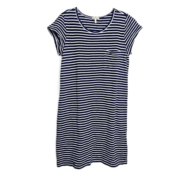 joie t shirt dress NWT Womens Size Medium Nordstrom Joie Porcelain Tayanita Striped T-Shirt  Dress